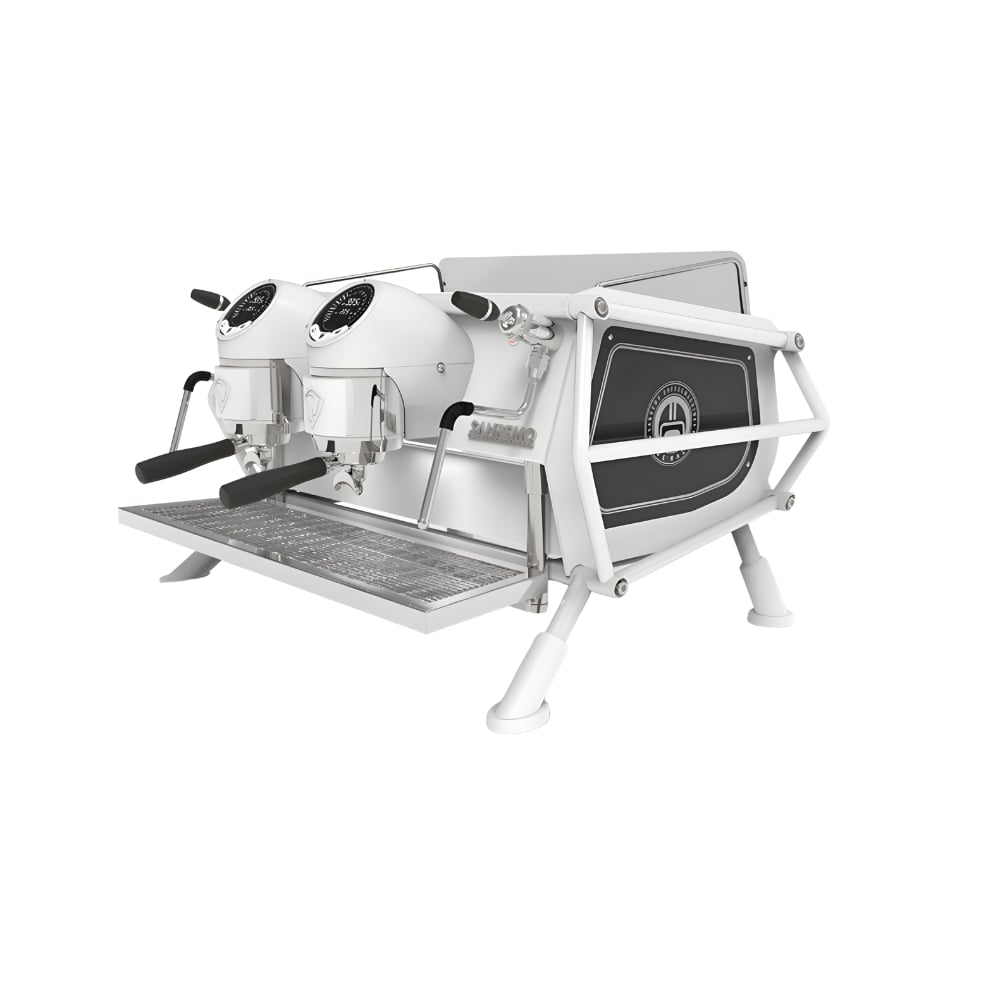 Sanremo CAFE RACER CUSTOM FULL WHITE – 2 Gruplu Espresso Kahve Makinesi