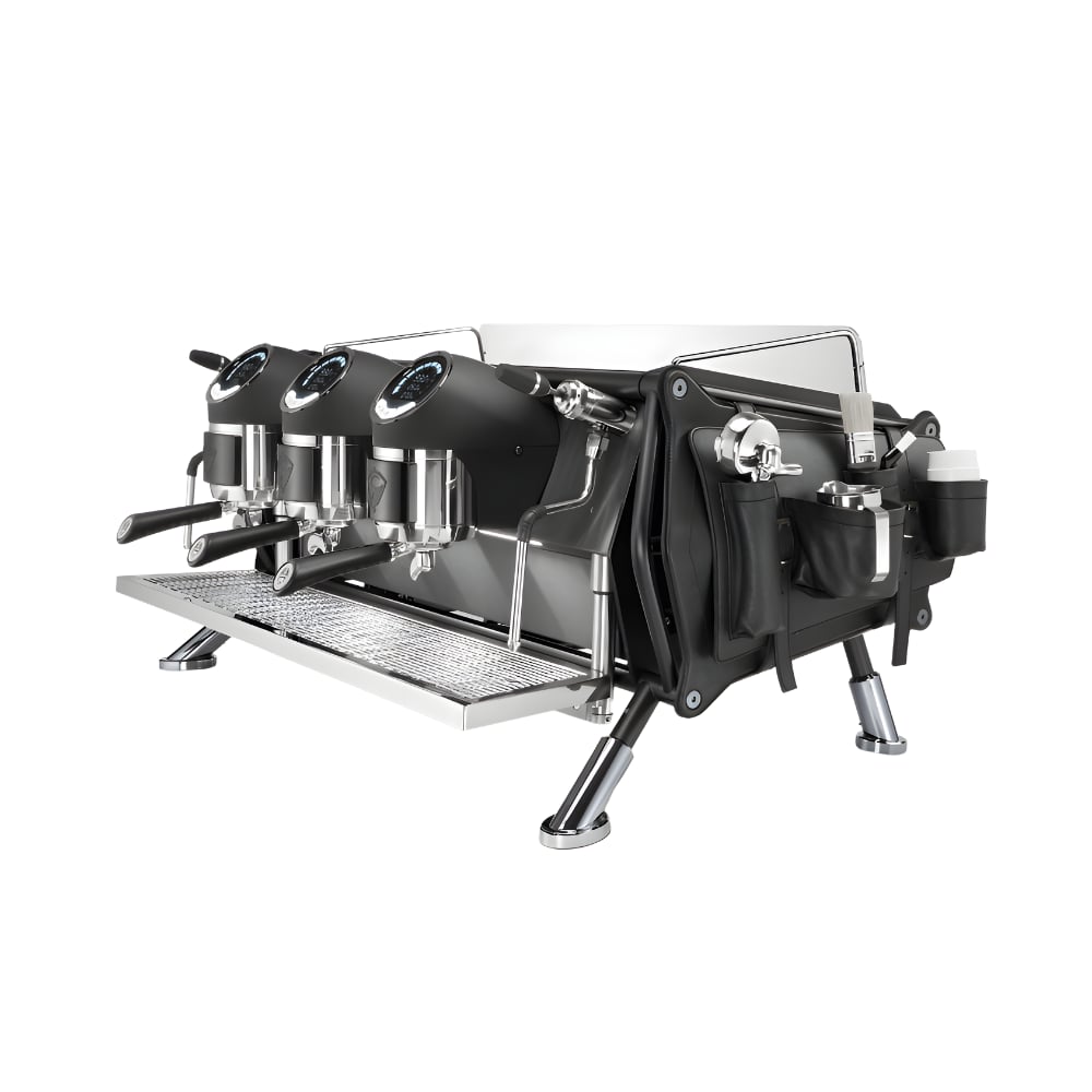 Sanremo CAFE RACER DOLOMITI LEATHER BAGS – 3 Gruplu Espresso Kahve Makinesi