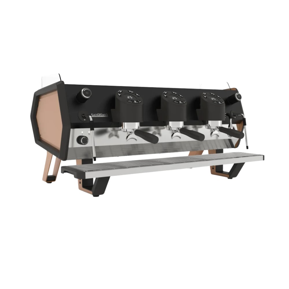 Sanremo D8 PRO COPPER GOLD – 3 Gruplu Espresso Kahve Makinesi