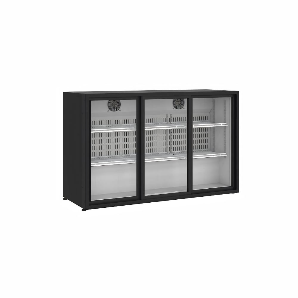 Şenocak S-340 BB DD Sürgü Cam Kapılı 284 Lt Backbar