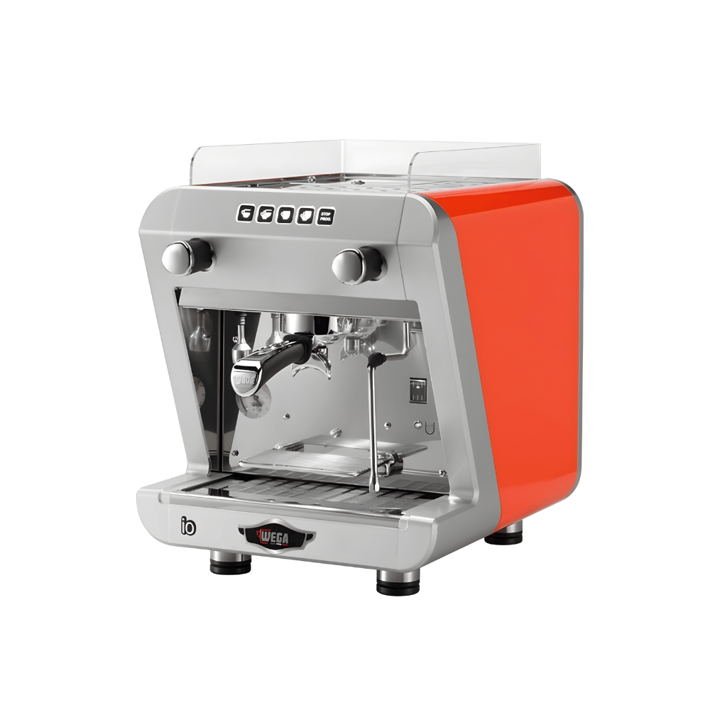 Wega IO EVD1 – Standart Tek Gruplu Espresso Kahve Makinesi (Kompakt, 82–122 mm Ayarlanabilir Grup)