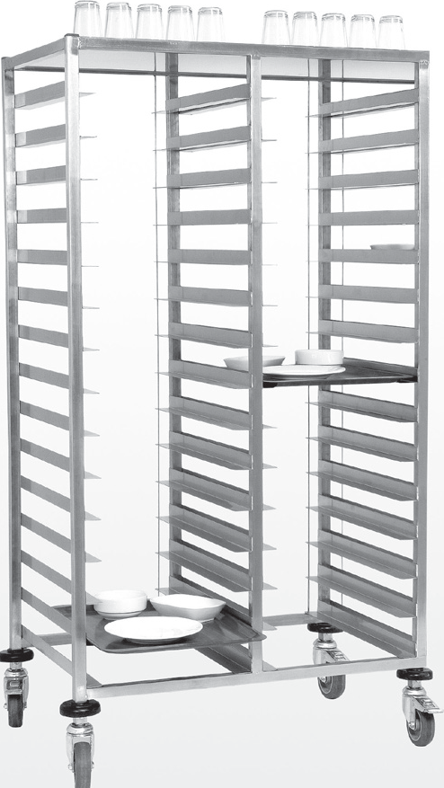 Yüksel MB102X İkili Bulaşık Toplama Arabası 304
