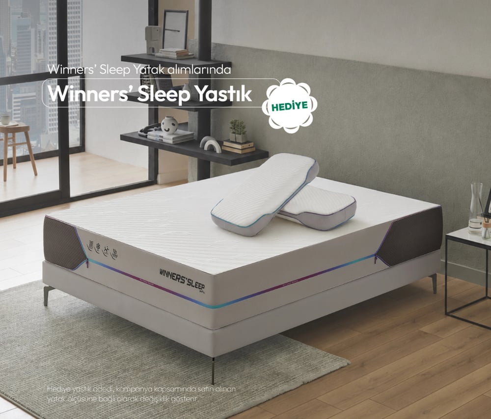 Puffy Winners' Sleep Yatak Yastık Hediyeli