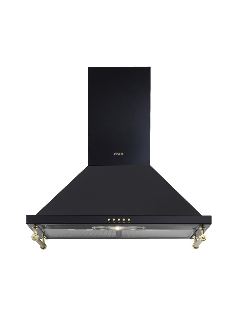 Vestel AD-6002 RS Rustik Siyah Ankastre Davlumbaz