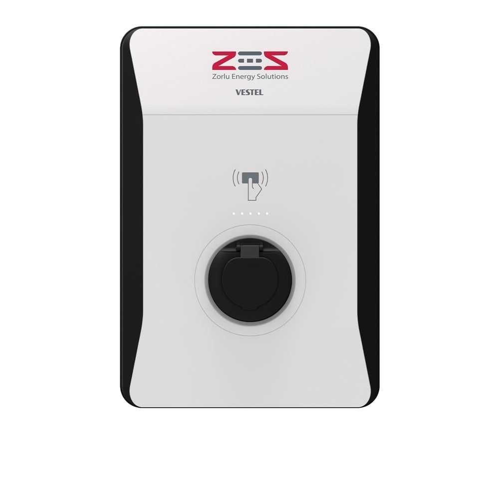 Vestel Elektrikli Araç Şarj İstasyonu EVC04 ZES4-AC22SW-OPT1 22 kW Smart Wi-Fi Soketli