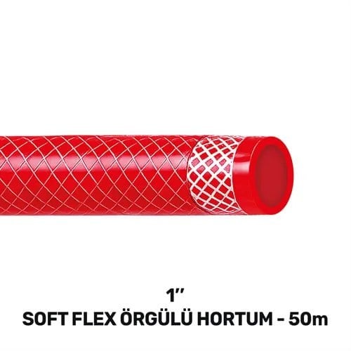 1'' SOFT FLEX ÖRGÜLÜ HORTUM 50 MT