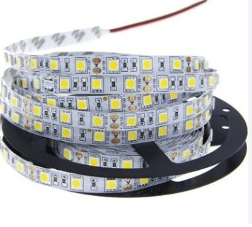 12 Volt 3528 Sarı Tek Çip 60 Led Silikonlu Dış Mekan Şerit Led - 5 Metre
