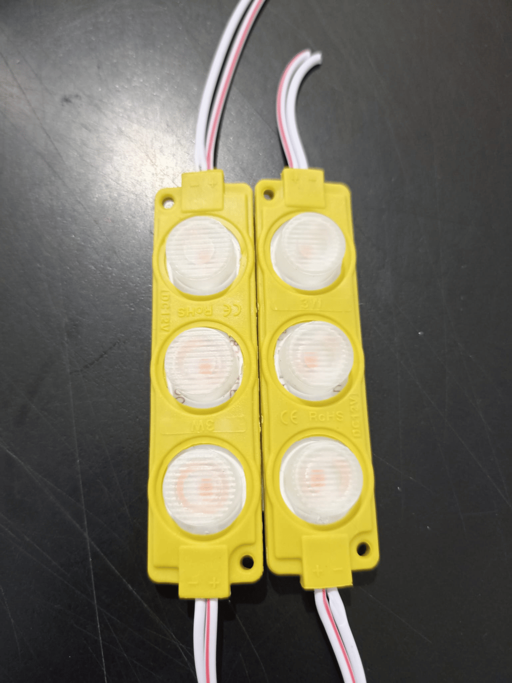 12 Volt 5050 3 Lü 3 Watt Amber Modül Led