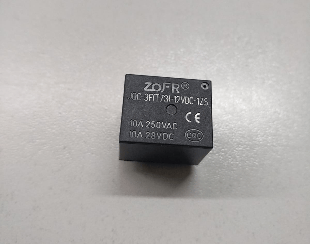 12V 10A JQC-3F Tek Kontak 5 Pinli 12VDC Röle