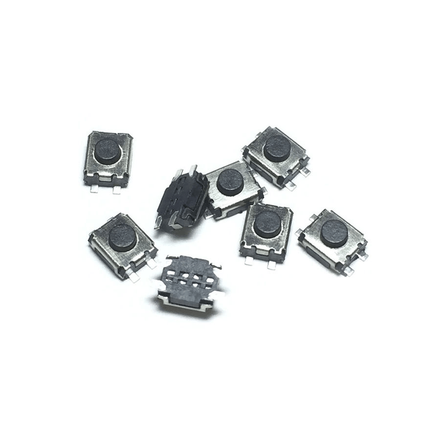 12x12 2mm Plastik Başlıklı 4 Bacak Tac Buton 2 Li Paket Halinde