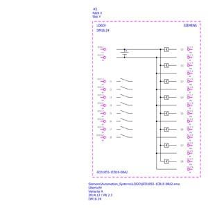 6ED1055-1CB10-0BA2 LOGO! DM16 24 Exp. mod., 4 MW, 8DI/8DO