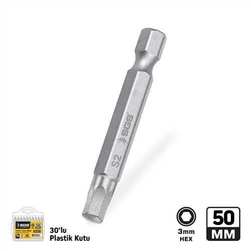 ALLEN UÇLU BİTS S2 3mm*50mm Sand-Pro Series