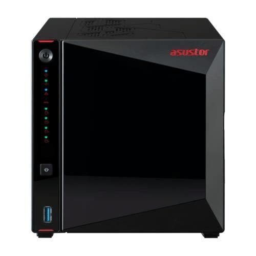 ASUSTOR AS5404T 4 Disk Yuvalı NAS | 4GB DDR4, 2.5GbE x2, HDMI2.0b, 4x24TB Destek