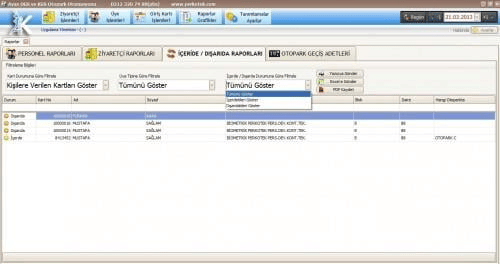 AVAX OGS-HGS SİSTEMİ Otopark ve Site Giriş Çıkış Kontrol Programı