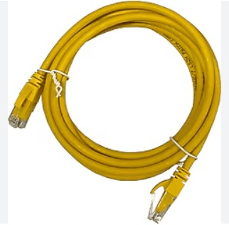 Ager AC-602-0025 U/UTP 0.25m Sarı Cat 6 Kablo