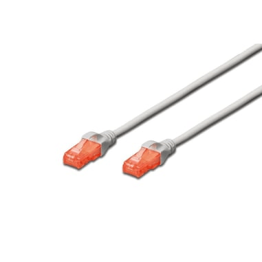 Ager AC-602-005 U/UTP 0.5m Gri Cat 6 Kablo