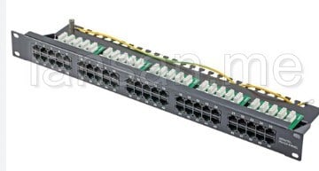 Ager ACPP3-350-1B 1U-483x44x164mm LSA 50 Port 1U Zırhsız Patch Panel
