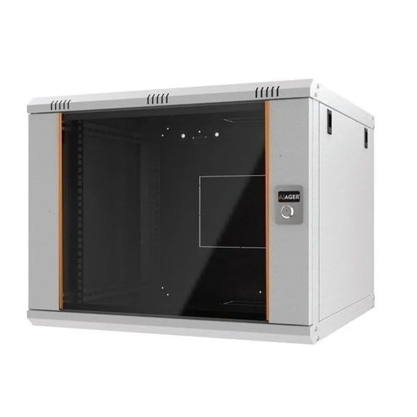 Ager AG-AN16U6060B1-CBAA-A-M1 Montajlı Agena Serisi Dikili Tip Kabinet (Ön Cıtalı Cam/C- S1 Beyaz+ Teker Takımı