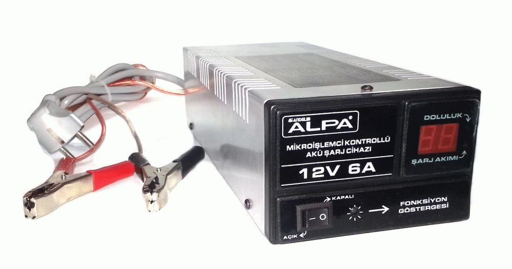 Alpa AN1206 12 Volt 6 Amper Akü Şarj Adaptörü