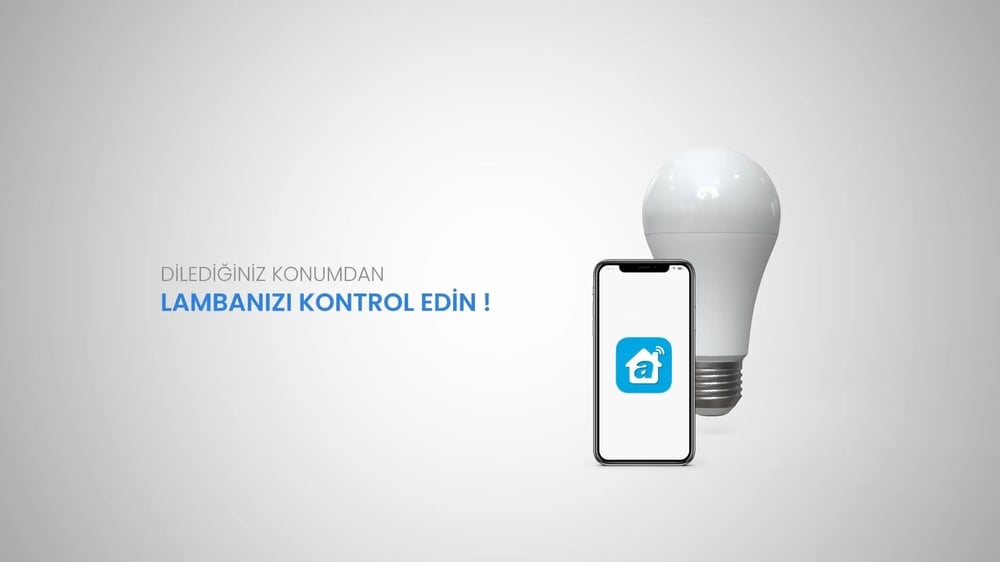Alpsmart AS-8229CW-Akıllı Wi-Fi Led Lamba 9W