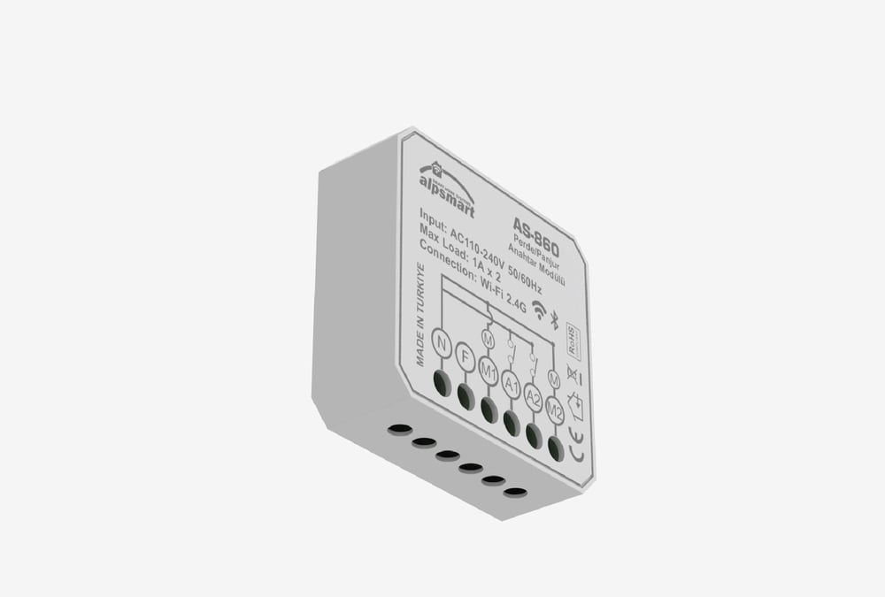 Alpsmart AS-860 Akıllı Wi-Fi Perde / Stor v Panjur Anahtar Modülü