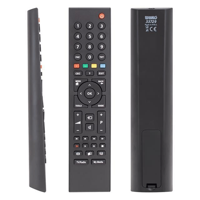 Arçelik RC3214803 - A32LB5533 - A40LB5333 / Beko B24L 5845 4B / Altus AL-32L-4950-4B Media Tuşlu Lcd Tv Kumandası