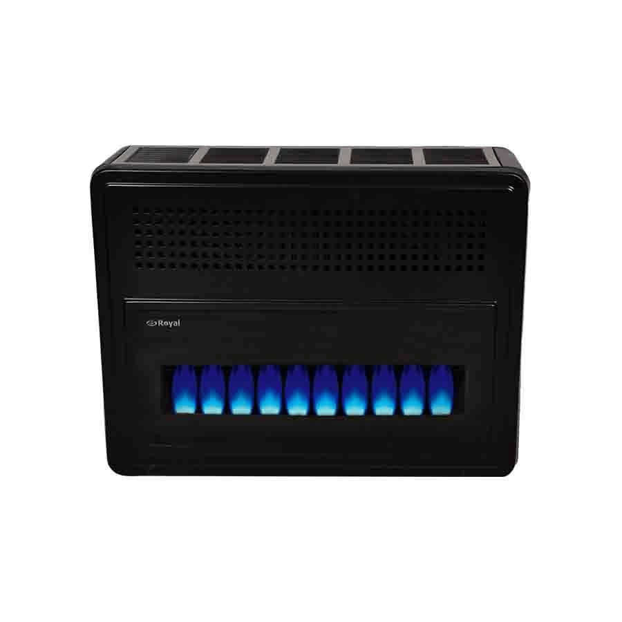 As Royal HR 11000 G Dt - 11Kw Hermetik Soba - Duvar Tipi Camlı Fansız - Siyah - Ücretsiz Sevk