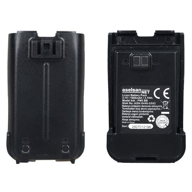 Aselsan A446C PM5BB LI-ON 3.7V 1000mAh Yedek Lityum Batarya Pili