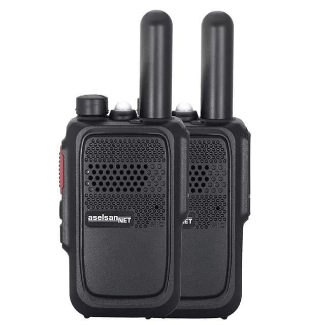 Aselsan Pm-580 Pmr Şarj Dahil İkili El Telsizi (10 Km)(16 Kanal + 121 Alt Kanal)