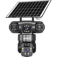 Avenir AV-S421 4mp 2 Kameralı Solar Ptz 4g Sim Kartlı Kamera
