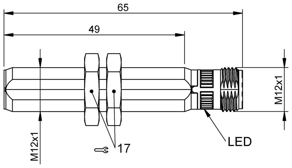 Balluff BES060U-BES M12ZI-PSC40B-S04G endüktif sensör 4 mm  PNP