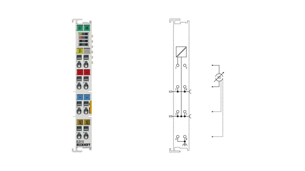 Beckhoff EL3152 | 2 Kanal 4…20 mA 16 Bit Analog Giriş Terminali | EtherCAT | 073858