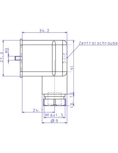 Bürkert 314802 Tip 2518 Form A DIN EN 175301-803 Kablo Soketi