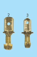 CR801242 6.3mm Erkek Terminal 10 Lu Paket Halinde
