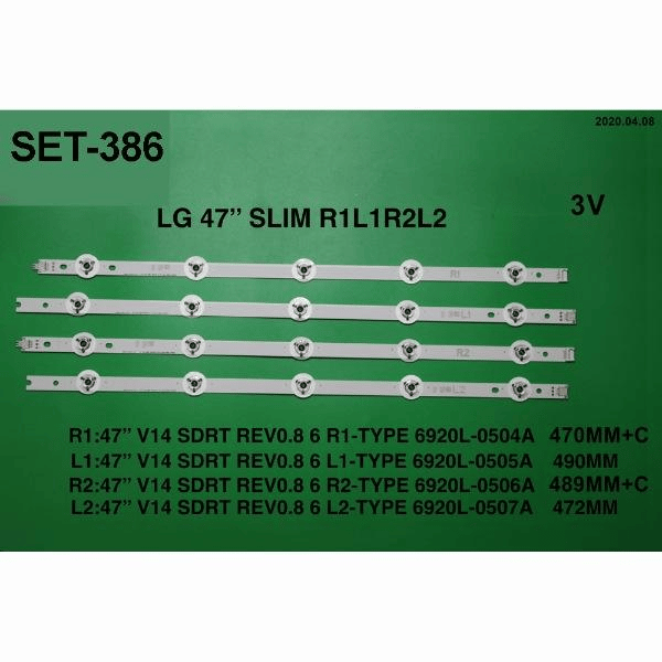 Class SET-0386 LG 47” Tv Led Bar Takımı