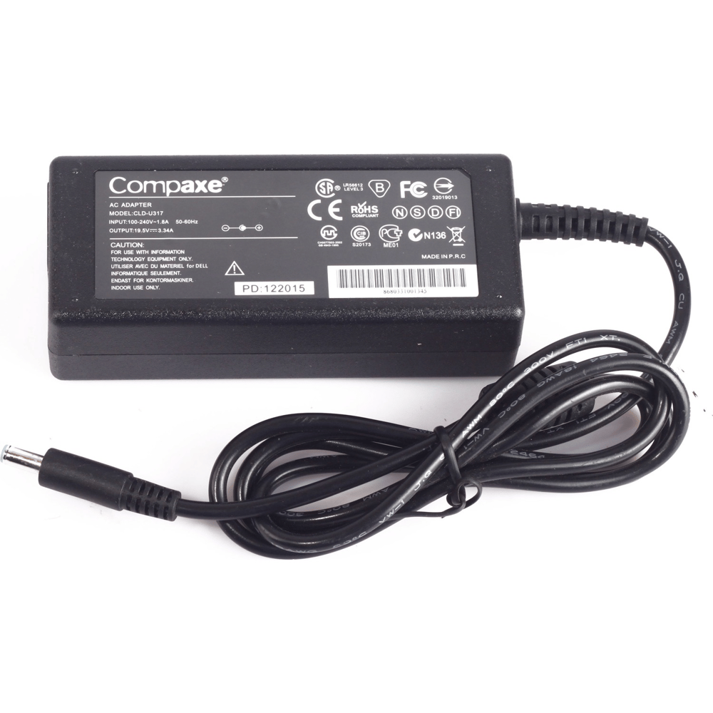 Compaxe CLD-U317 Dell 19.5 Volt 3.34 Amper 4.5mm x 3.0mm Notebook Adaptör