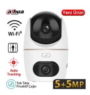 Dahua IPC-HPT1539DD-STW-5E2  5+5MP 3.6mm 30m IR WiFi Pan/Tilt IP Kamera