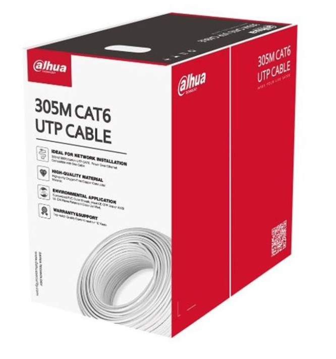 Dahua PFM920I-6UN-C Cat6 İç Ortam 23AWG Full Bakır - Metre