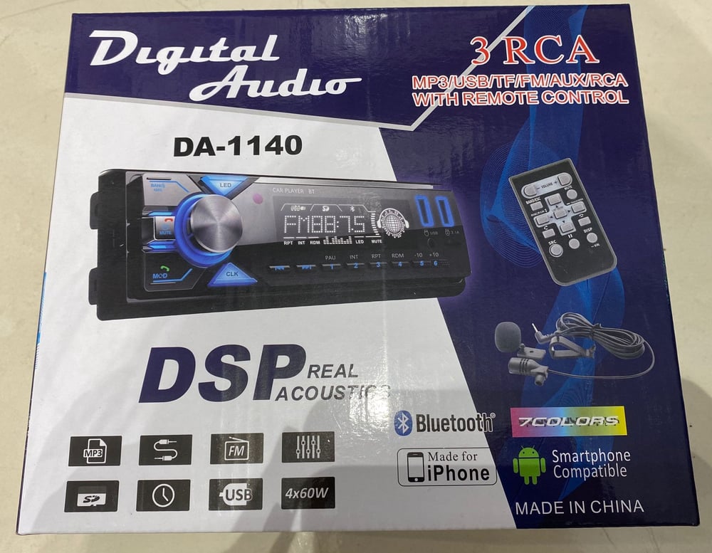 Digital Auido DA-1140 MP3/WMA/FM/USB/SD Single Oto Teyp