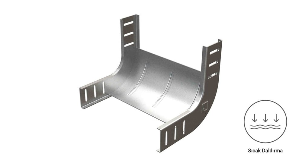 EAE 60 CTE 300 İç Bükey Dönüş Modülü 1.2 mm Galvaniz