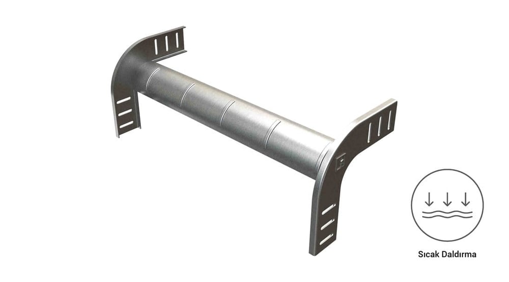EAE 60 CTE 600 Dış Bükey Dönüş Modülü 1.5 mm Galvaniz