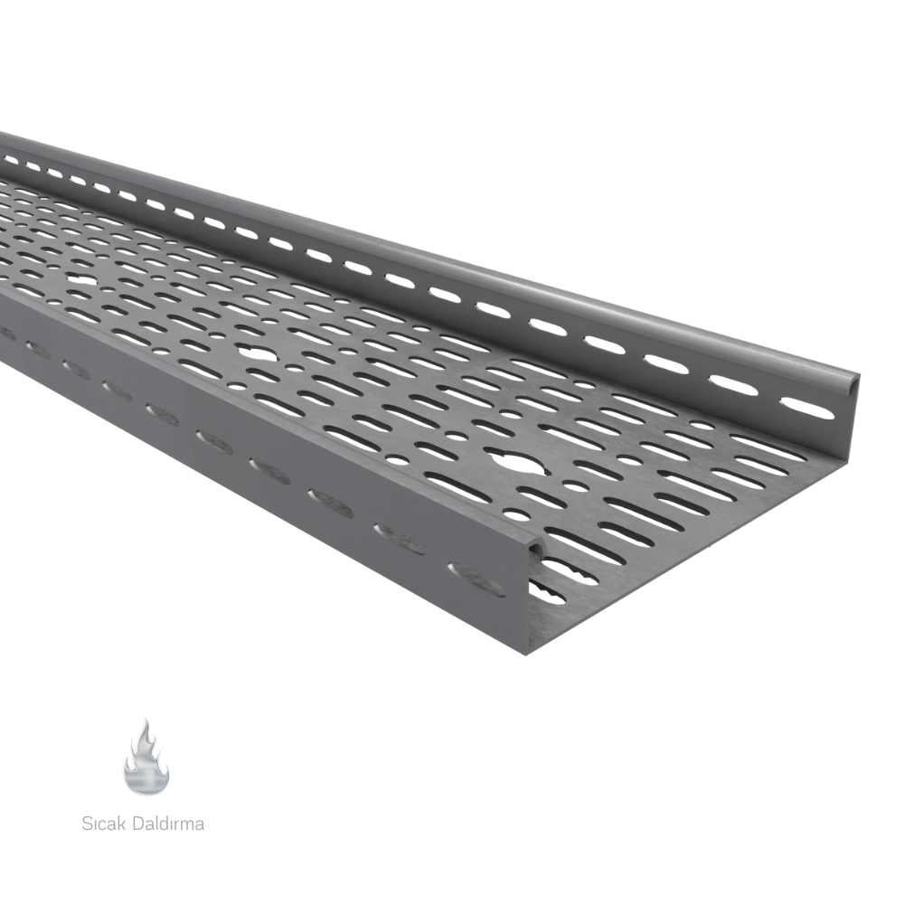 EAE 60 CTY 500 Kablo Kanalı 500x60x1.5 mm Sıcak Daldırma