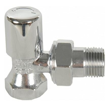 ECA ½” Rv3 Krom Köşe Radyatör Valfi (Ø16 X 2 MM) - Pex - Karma .