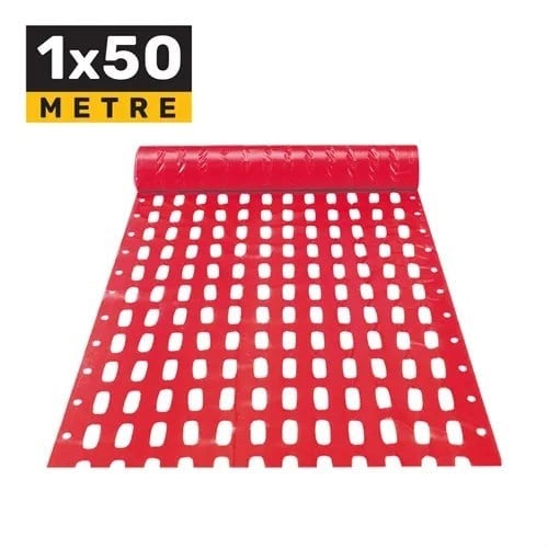 EMNİYET ALAN PERDESİ 1x50 MT. 40 Gr. KIRMIZI