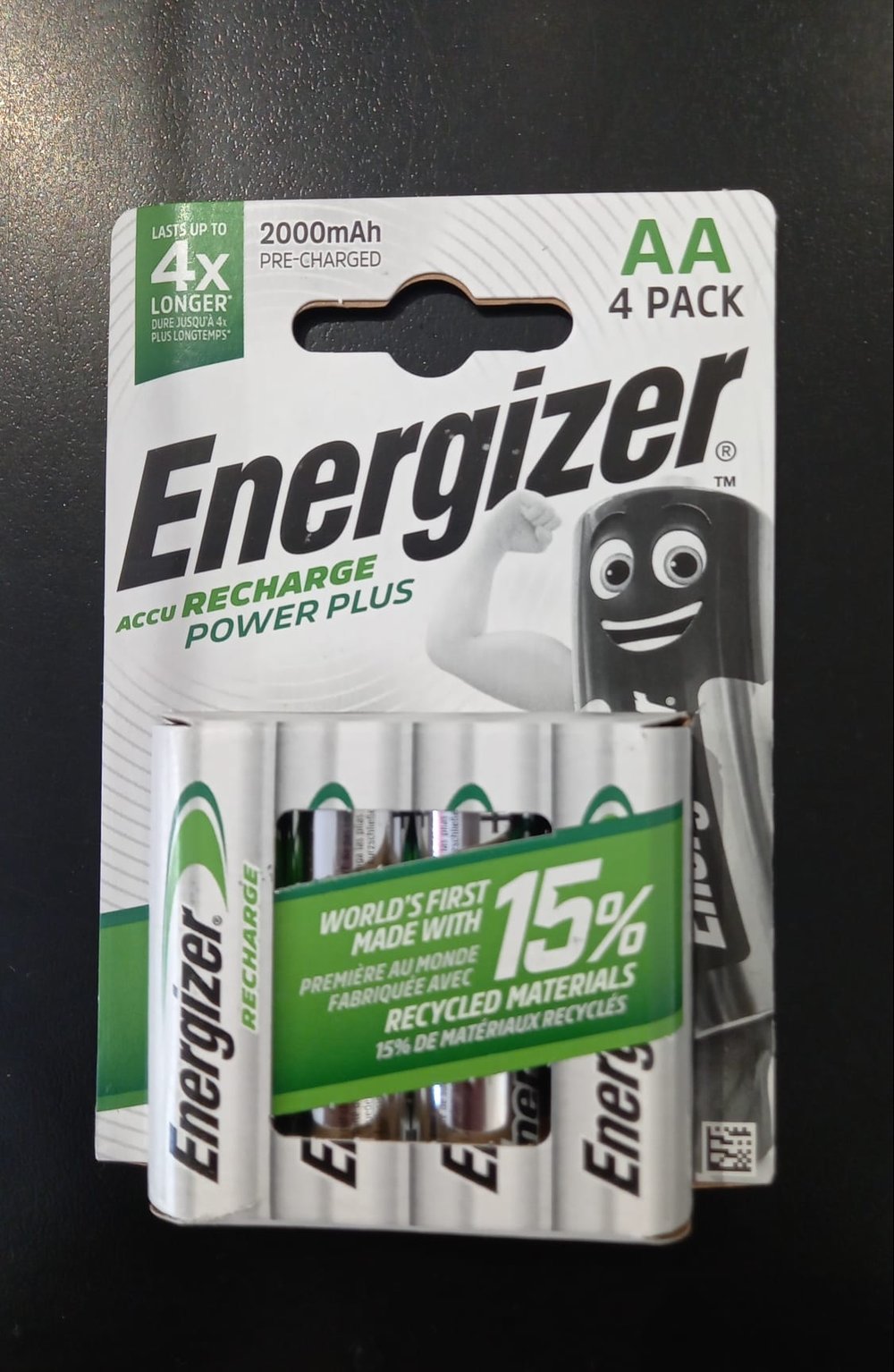 Energizer Extreme Recharge AA 2000 mAh 4 Lü Paket Halinde
