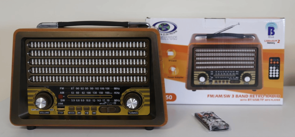 Everton RT-750 USB Aux SD Kart Girişli Bluetooth Destekli Nostaljik Radyo