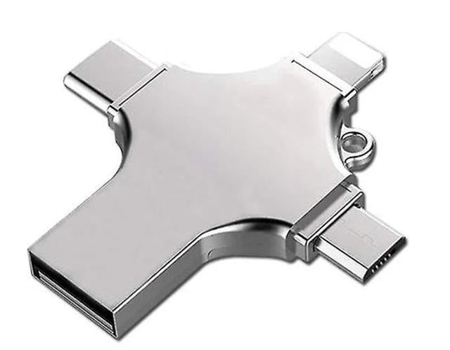 Faster FS-26601 4 IN 1 128Gb Flash Bellek (USB - TYPE-C - Micro USB - Lightning)