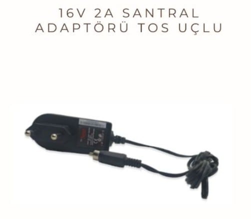Forline AT0162 16 Volt 2 Amper Tos Uçlu Plastik Kasa Santral Adaptörü