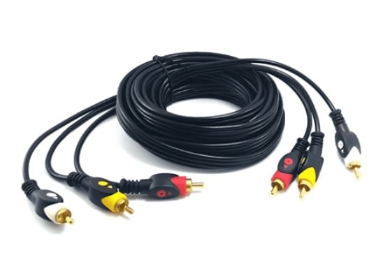 Forline FLT0955 3Rca - 3Rca Gold Ses Kablosu 5 Metre