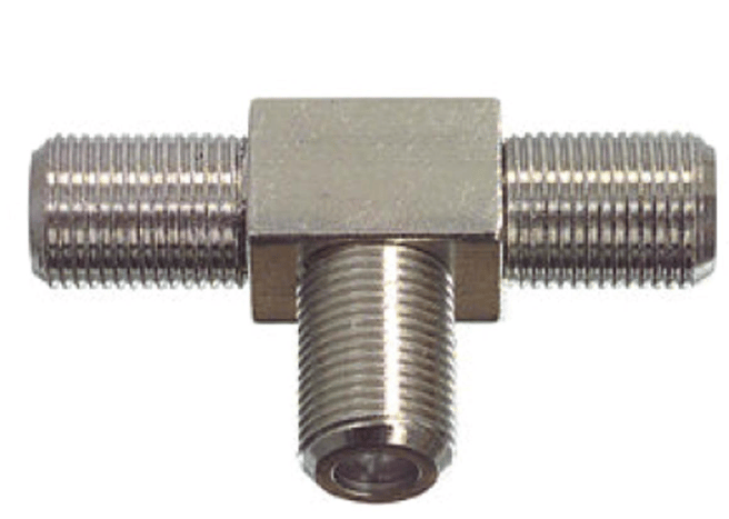 Fully E324 F Konnektör to Dişi Dişi Dişi T Tip Jack